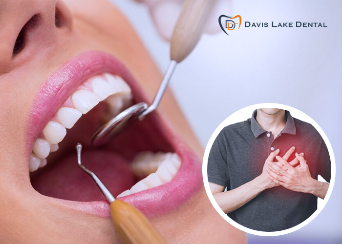 How can gum disease increase the risk of heart disease?